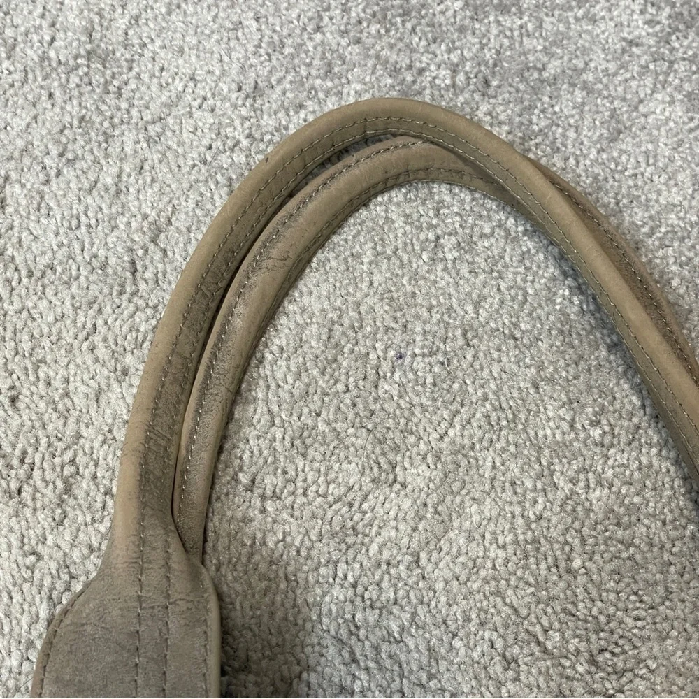 DV by Dolce Vita Large Gray Taupe Fringe Hobo‎ Bag